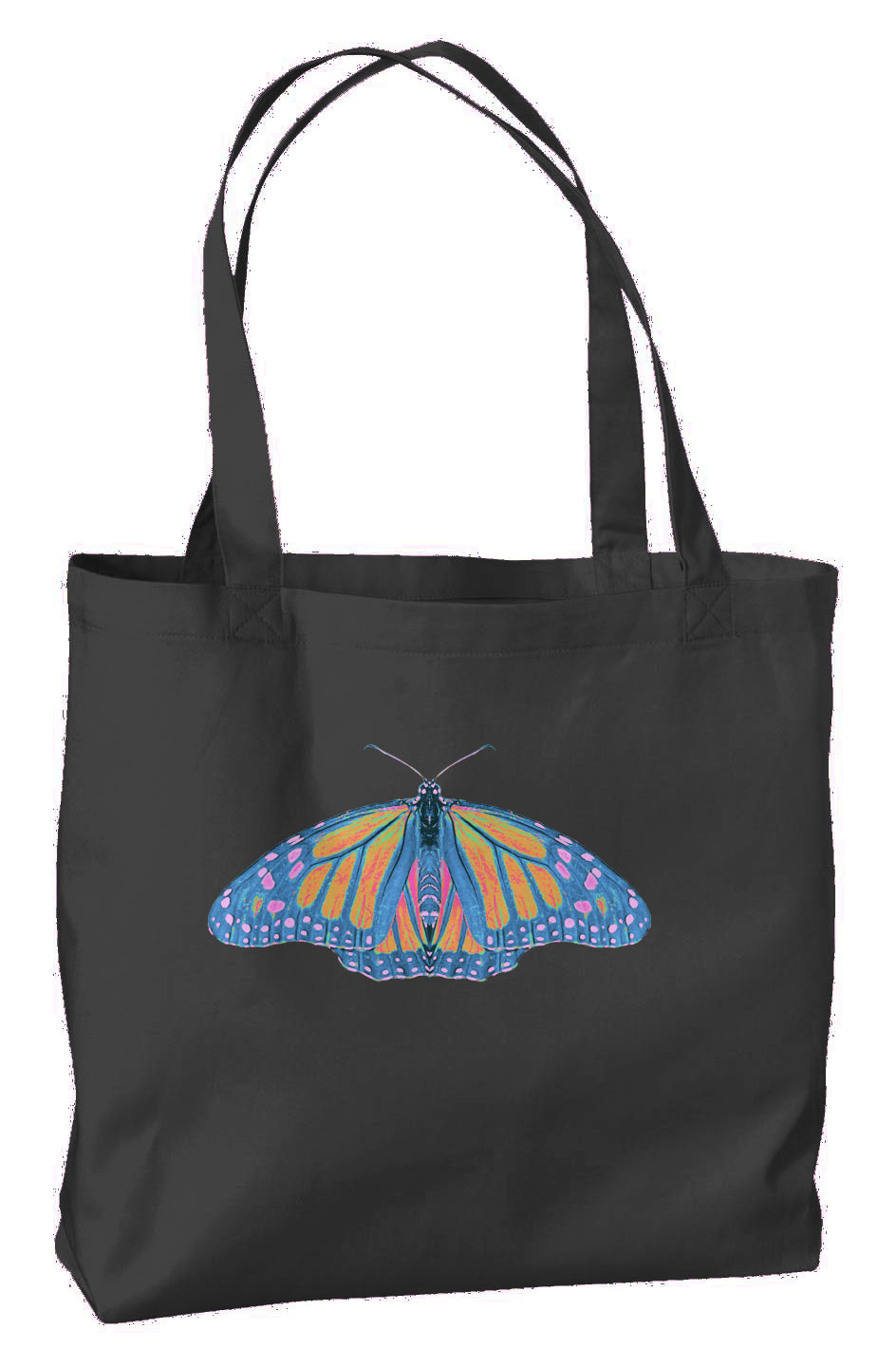 Eco Large Tote - Thermal Monarch Butterfly