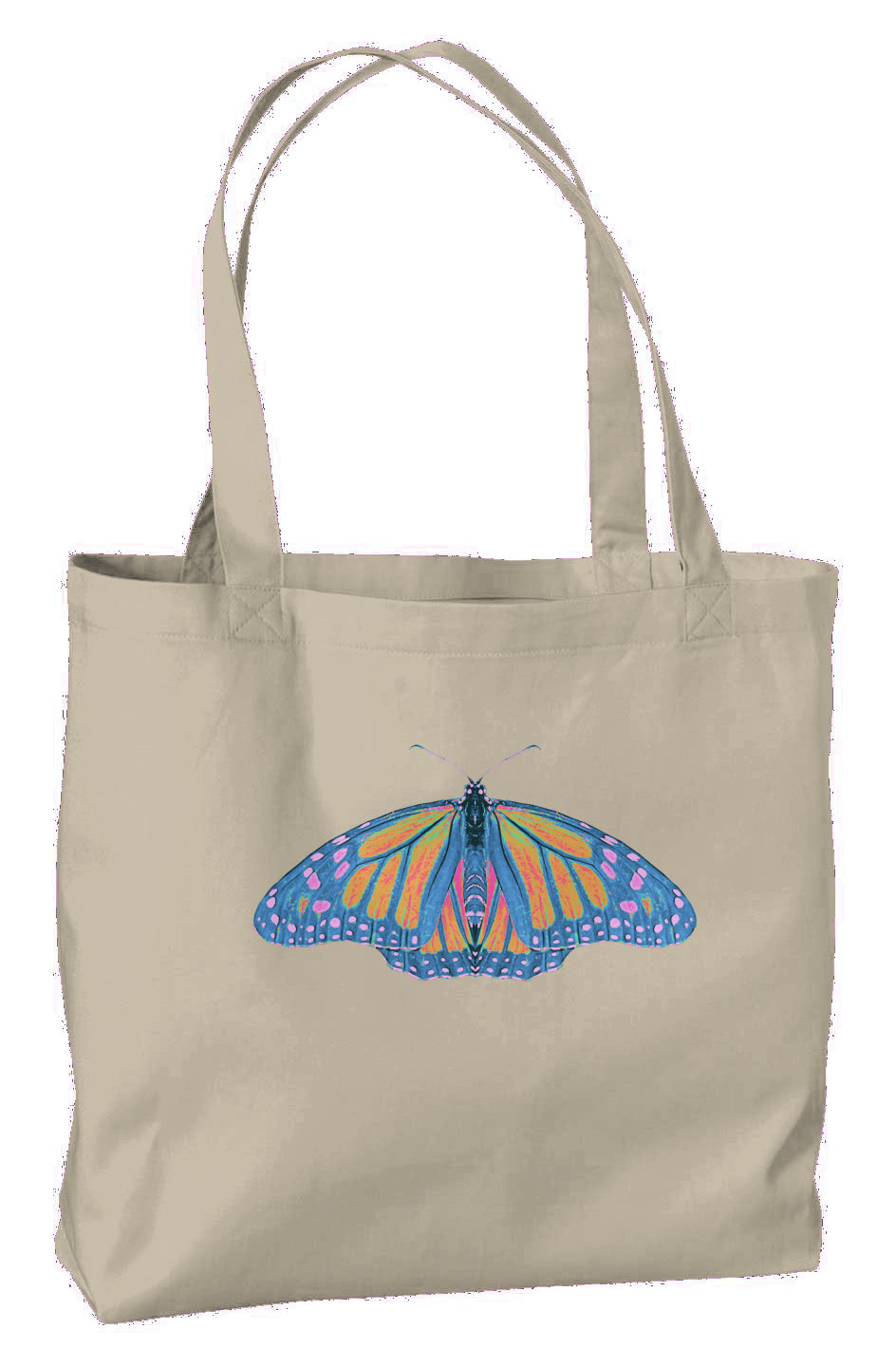 Eco Larget Tote - Thermal Monarch Butterfly
