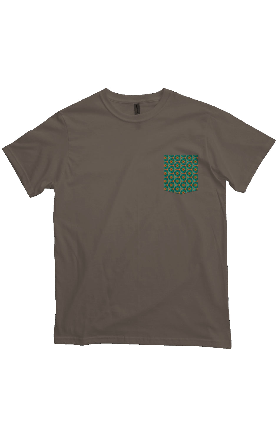 Heavyweight Organic Pocket T-Shirt - Fuzzy Donut Flower