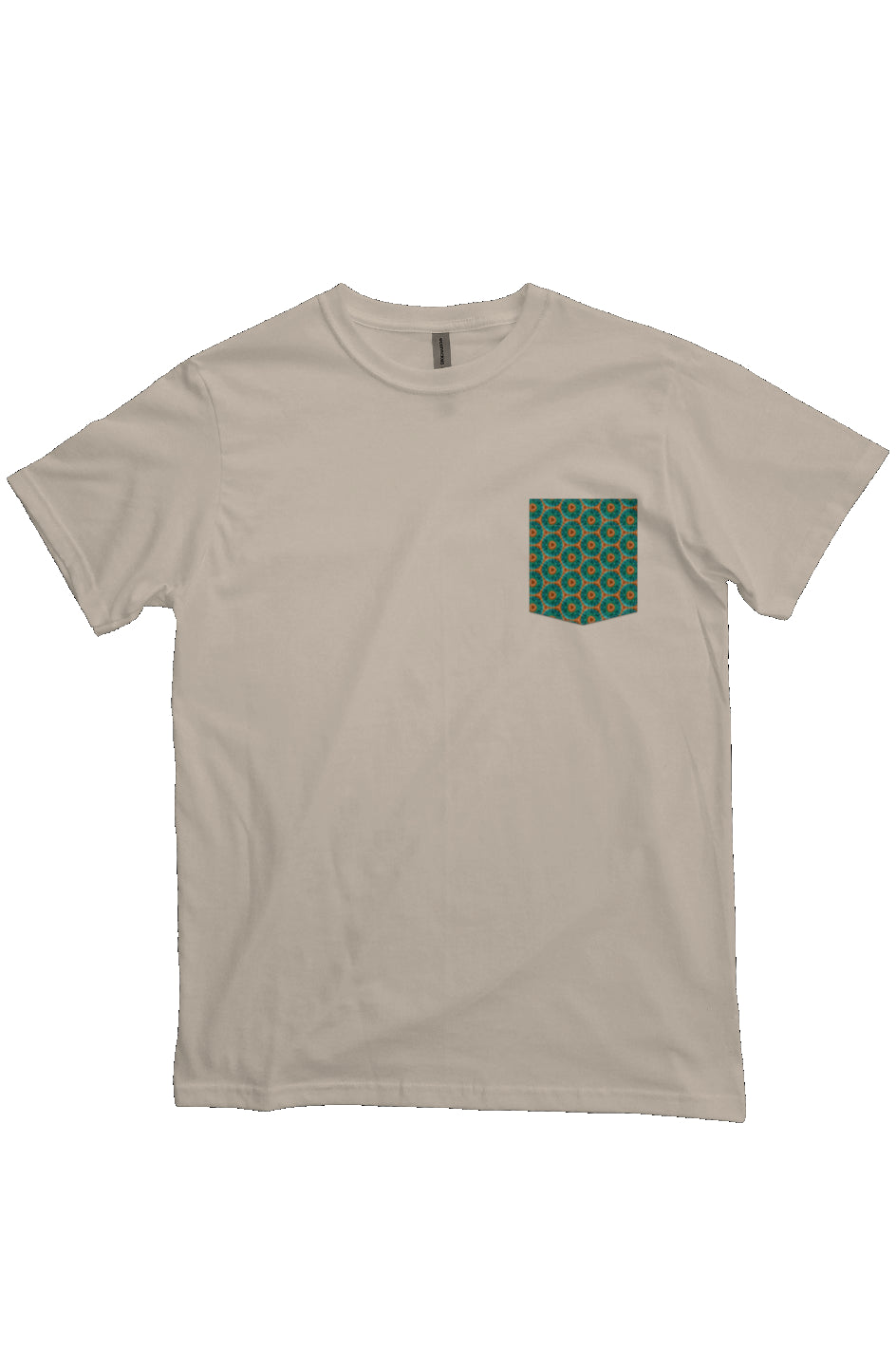 Organic Heavyweight Short Sleeve Pocket T-Shirt - Fuzzy Donut