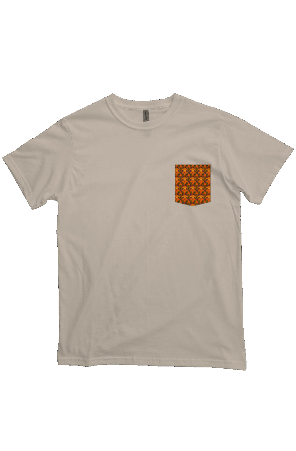 Heavyweight Organic Pocket T-Shirt - Butterfly Sunset Swoop