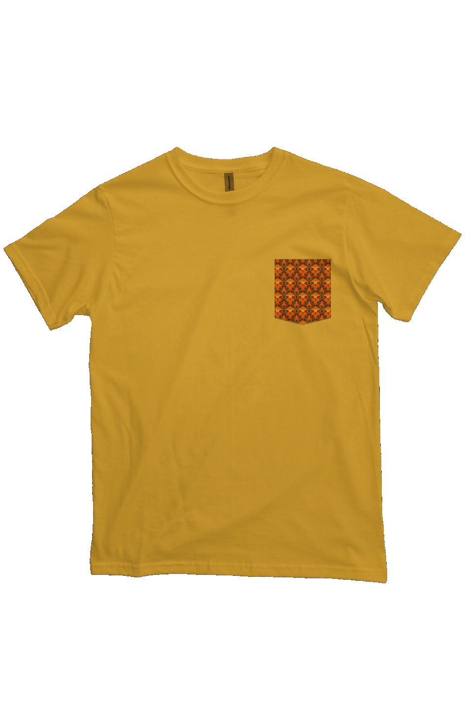 Heavyweight Organic Pocket T-Shirt - Butterfly Sunset Swoop