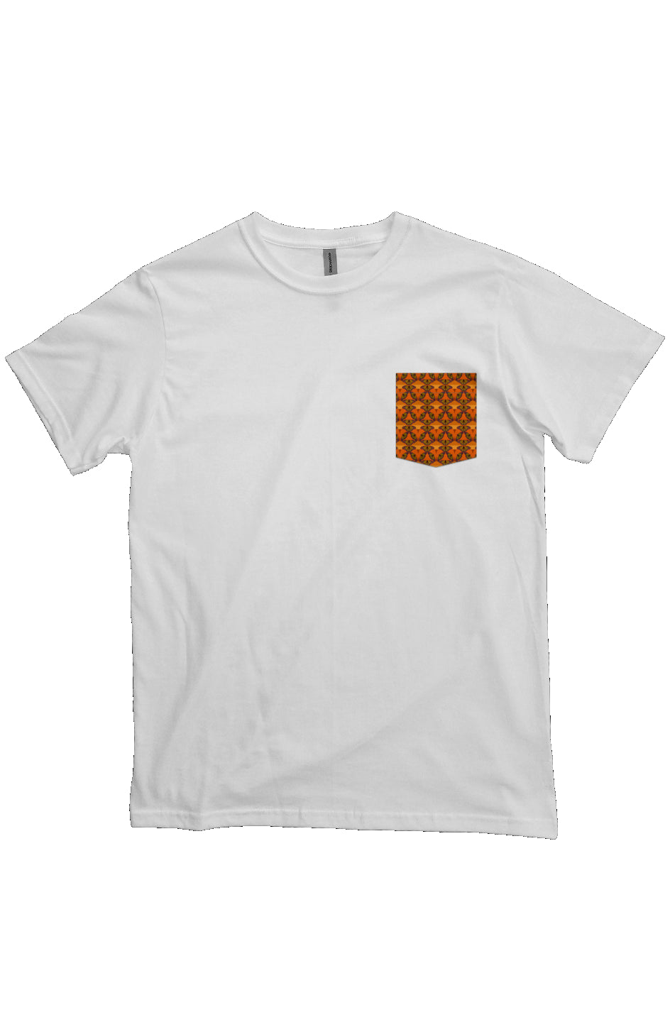 Heavyweight Organic Pocket T-Shirt - Butterfly Sunset Swoop