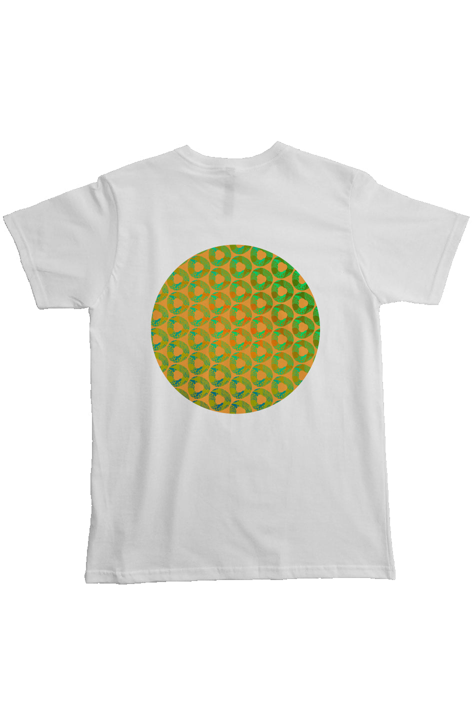 Organic Heavyweight Short Sleeve Pocket T-Shirt - Psychedelic Donut Squeeze Circle