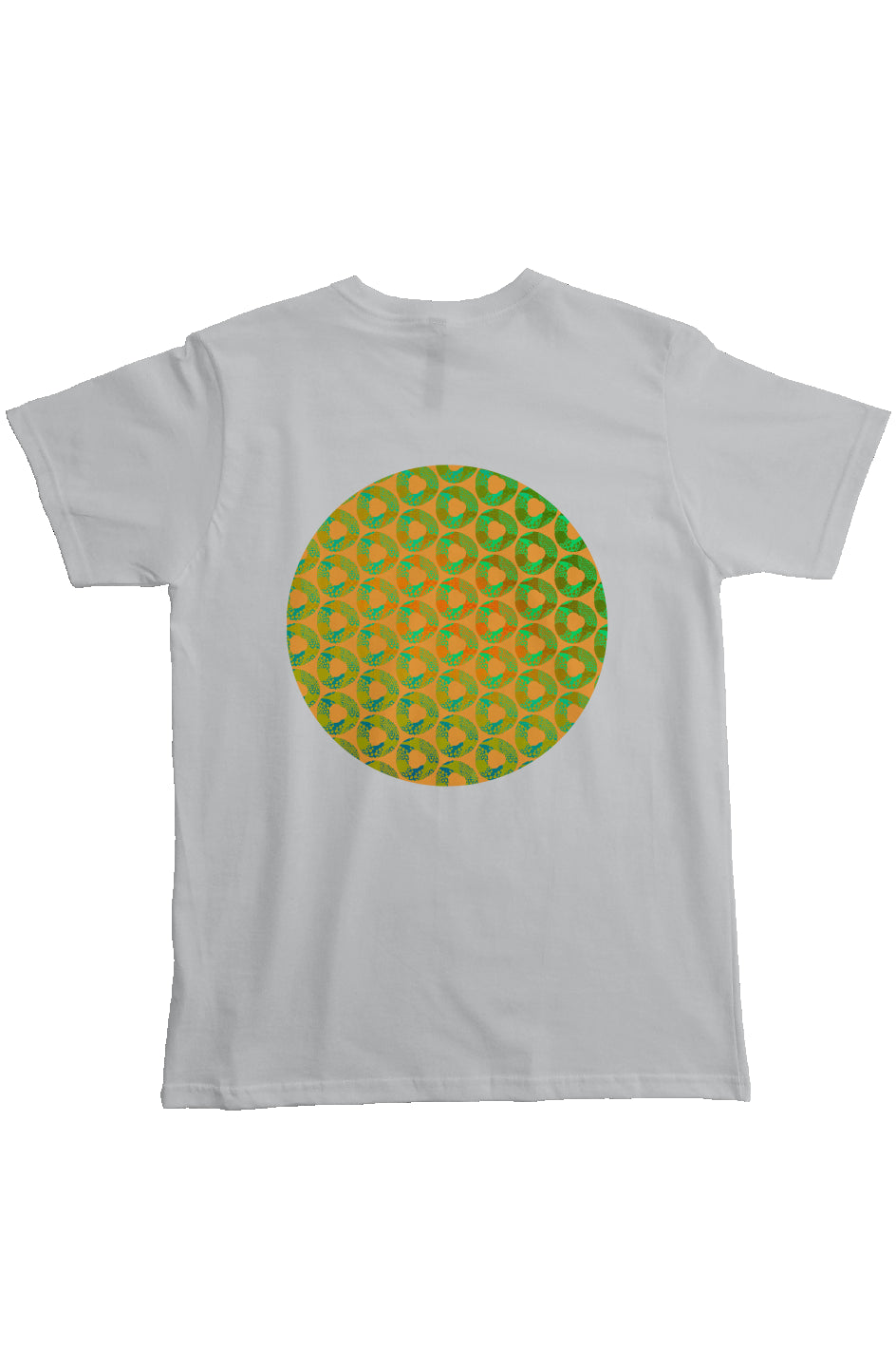 Organic Heavyweight Short Sleeve Pocket T-Shirt - Psychedelic Donut Squeeze Circle