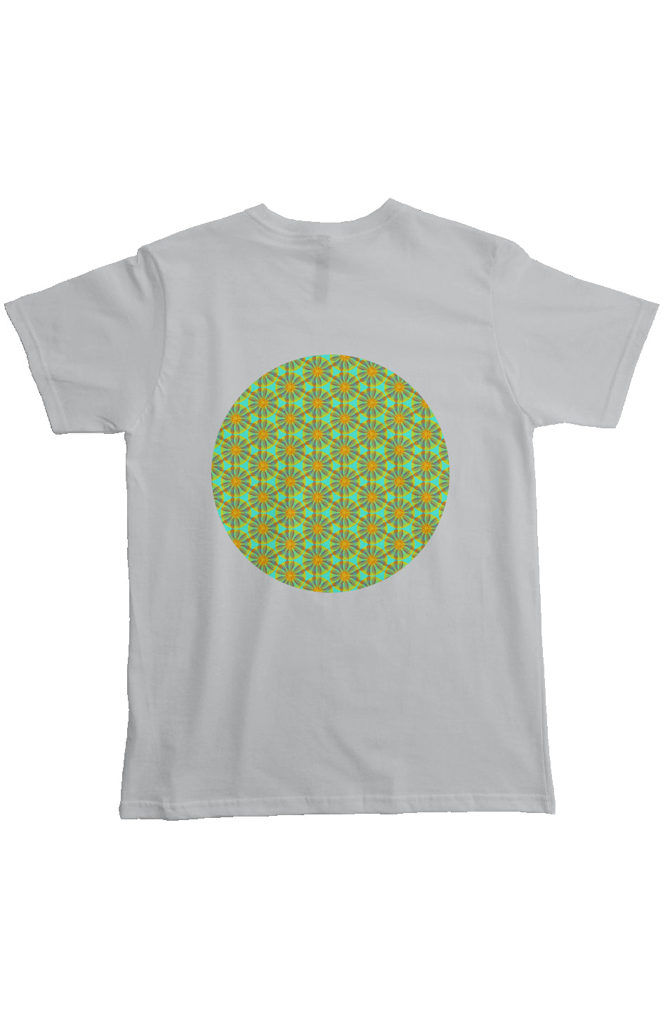 Organic Heavyweight Short Sleeve Pocket T-Shirt - Iyasare Leaf Circle
