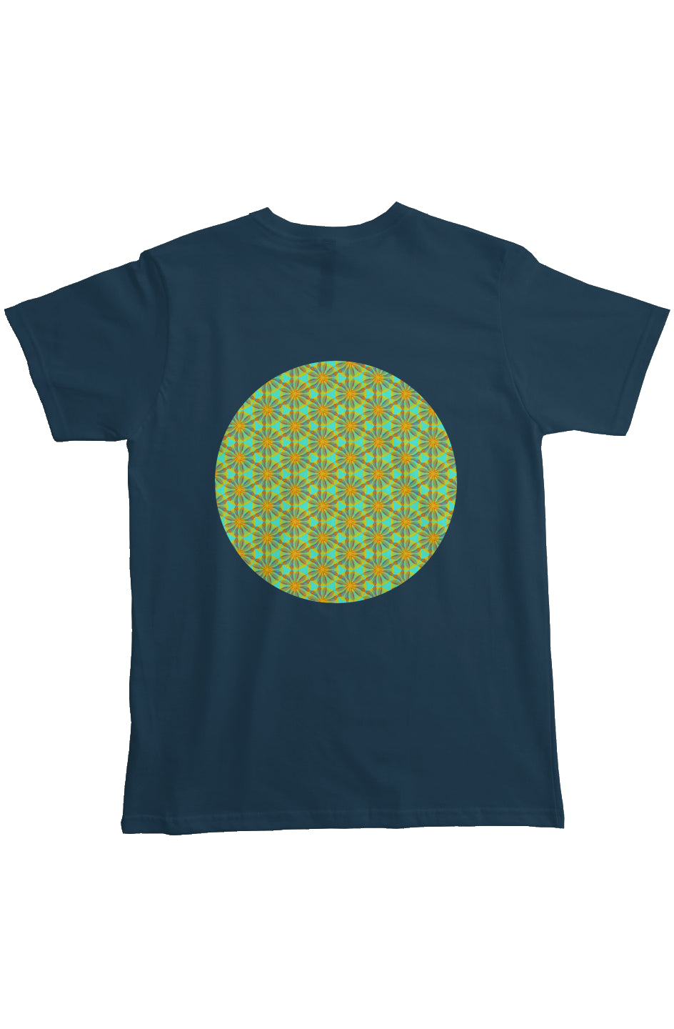 Heavyweight T ShirtOrganic Heavyweight Short Sleeve Pocket T-Shirt - Iyasare Leaf Circle