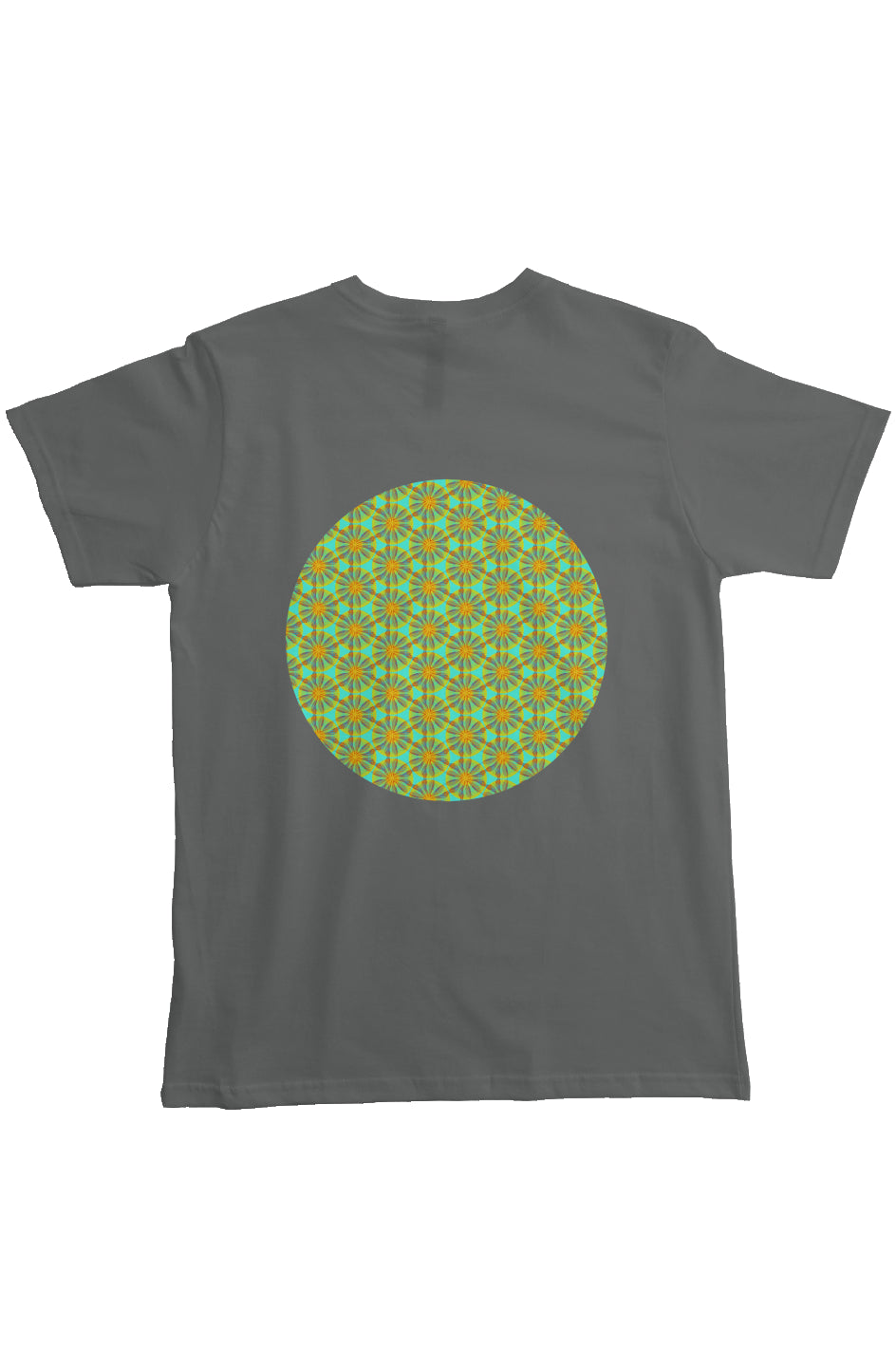 Organic Heavyweight Short Sleeve Pocket T-Shirt - Iyasare Leaf Circle