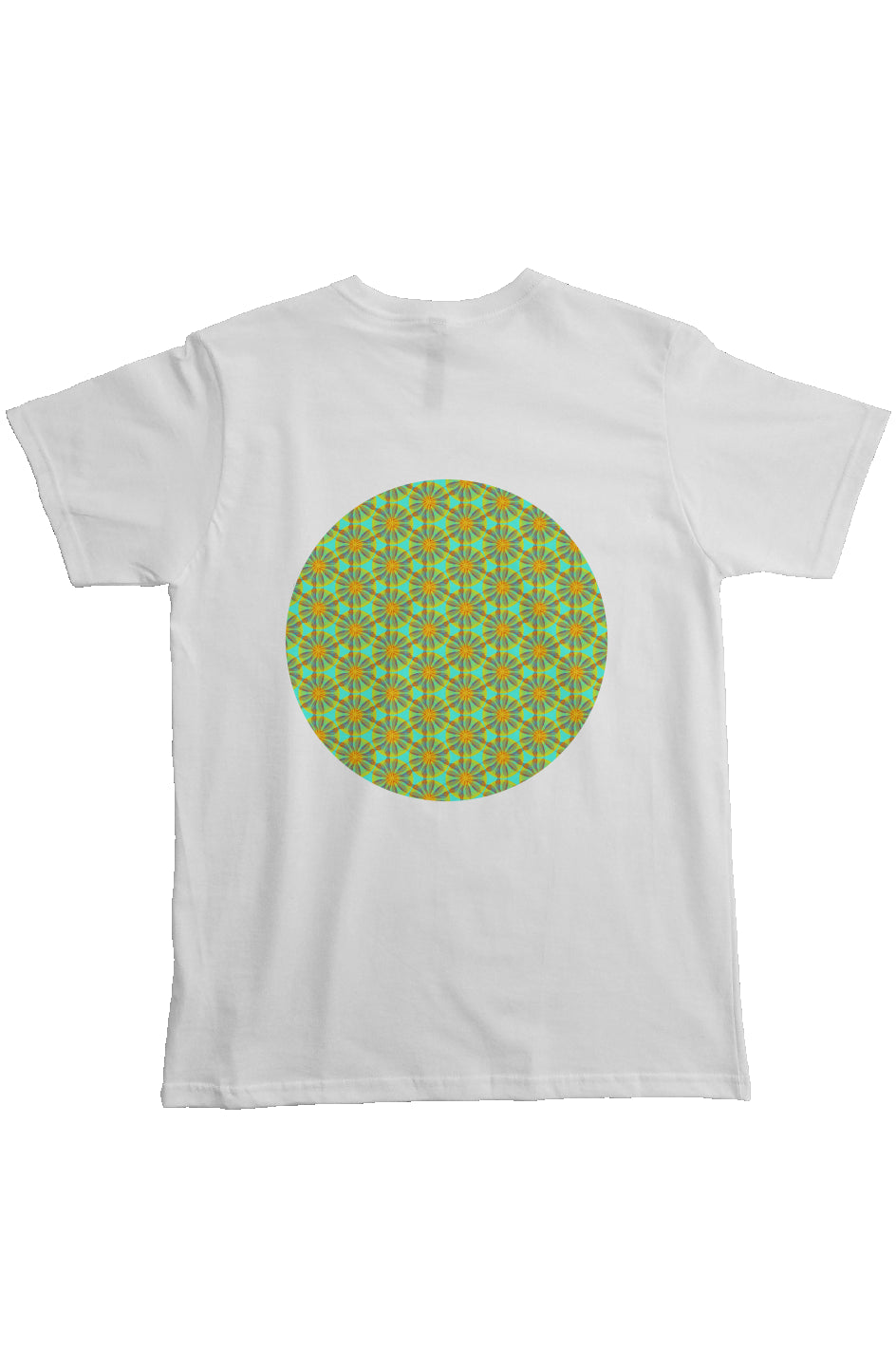 Organic Heavyweight Short Sleeve Pocket T-Shirt - Iyasare Leaf Circle