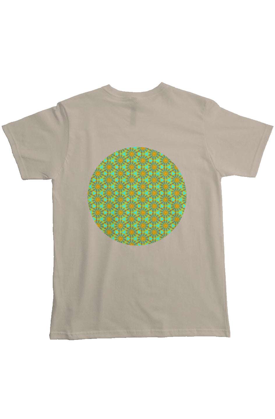 Organic Heavyweight Short Sleeve Pocket T-Shirt - Iyasare Leaf Circle