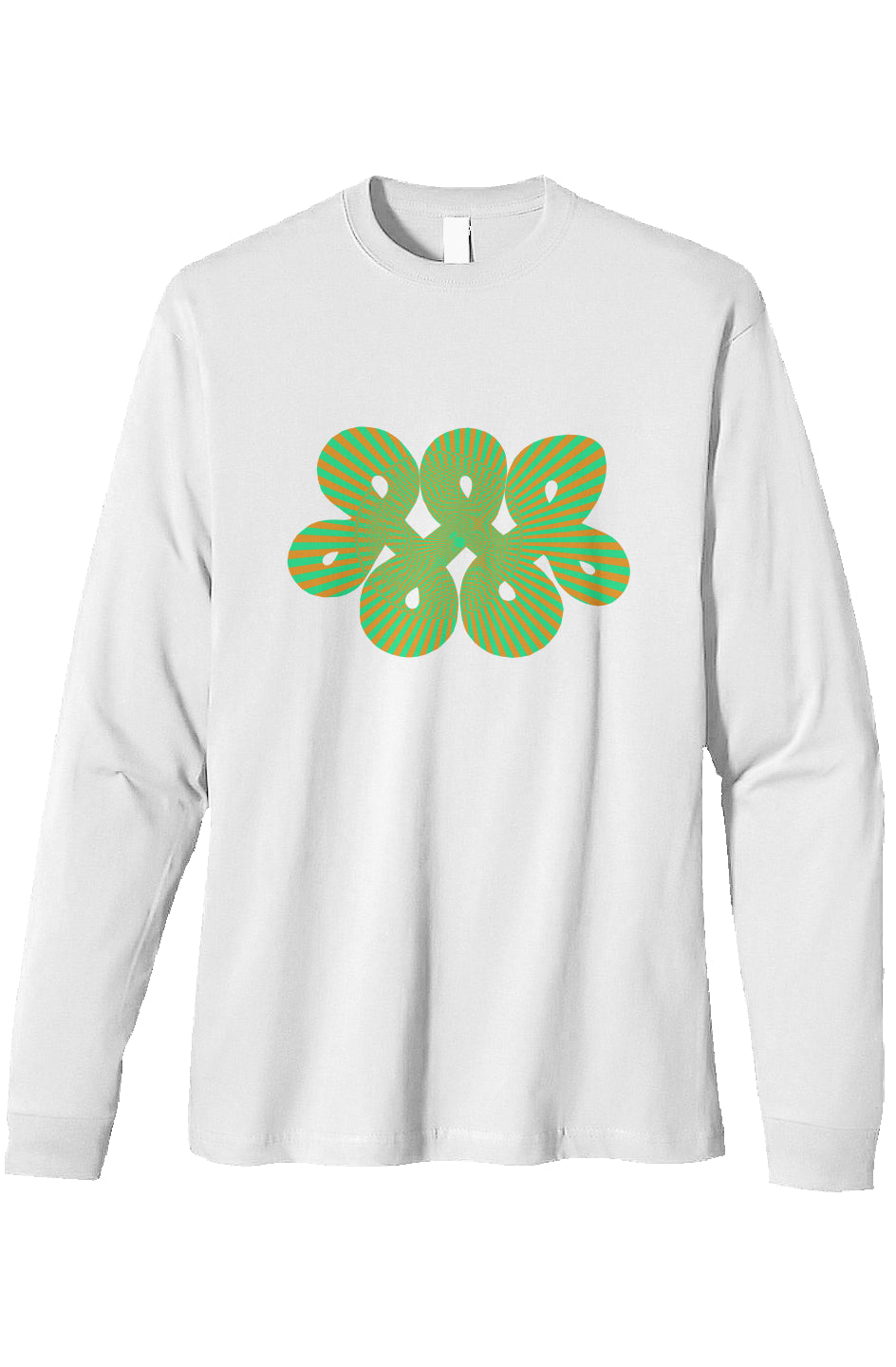 Organic Heavyweight Long Sleeve T-Shirt - Sun Eye Infinity Loop