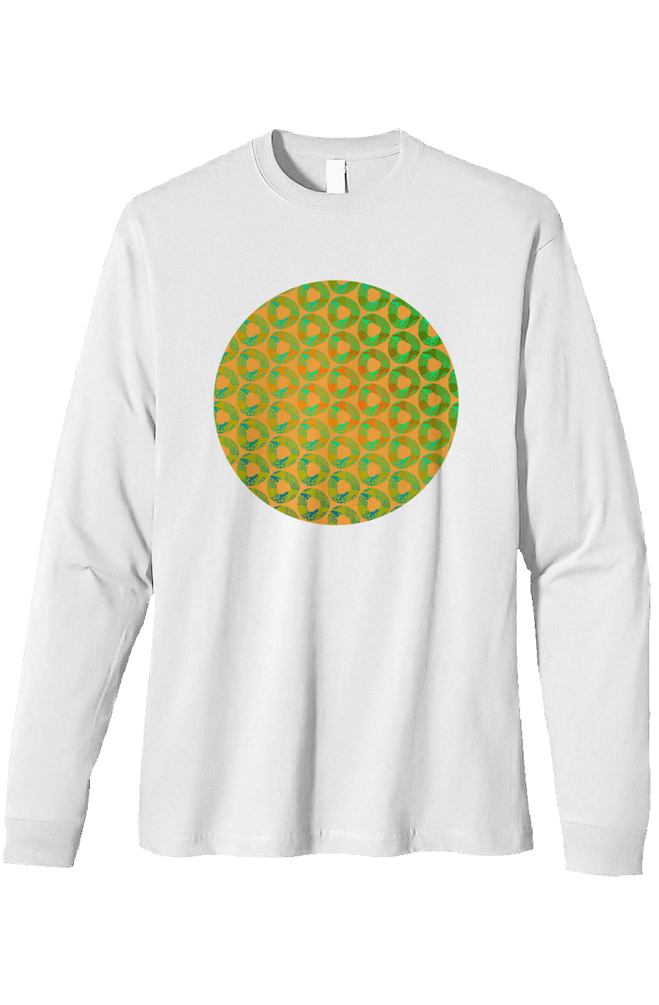Organic Heavyweight Long Sleeve T-Shirt - Donut Squeeze Circle