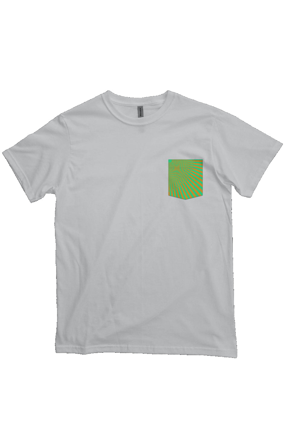 Organic Heavyweight Short Sleeve Pocket T-Shirt - Sun Eye Infinity Loop