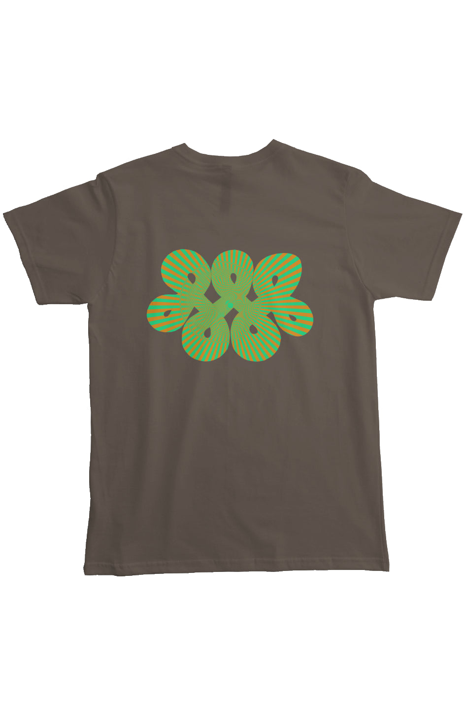 Organic Heavyweight Short Sleeve Pocket T-Shirt - Sun Eye Infinity Loop