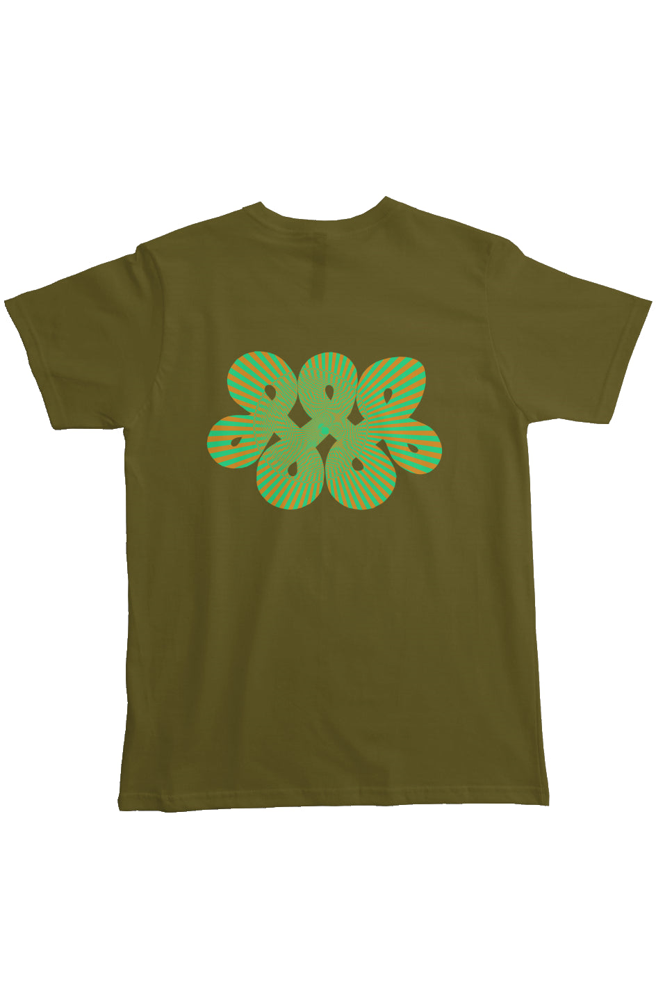 Organic Heavyweight Short Sleeve Pocket T-Shirt - Sun Eye Infinity Loop
