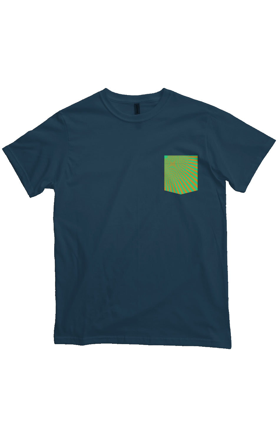 Organic Heavyweight Short Sleeve Pocket T-Shirt - Sun Eye Infinity Loop