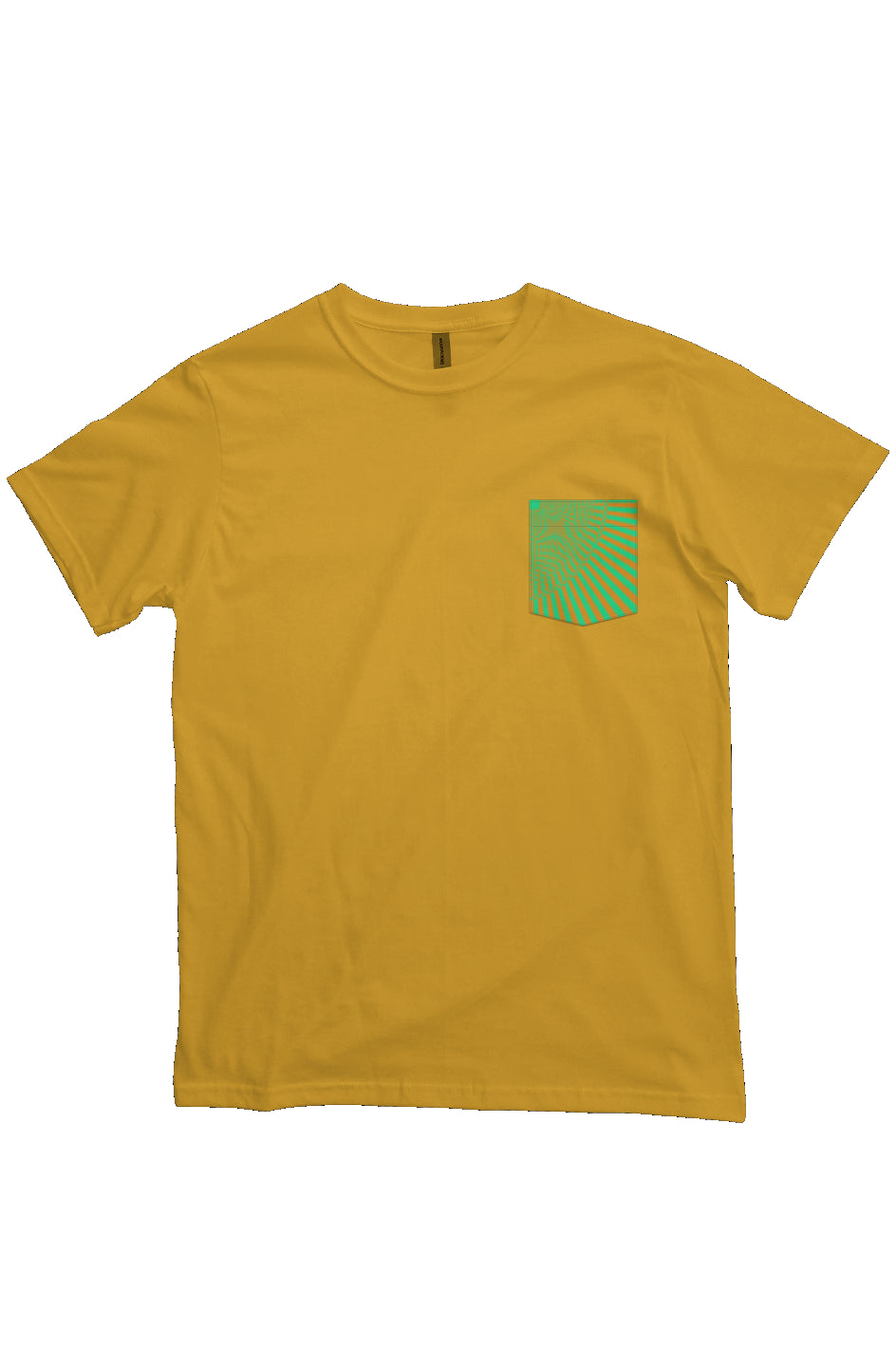 Organic Heavyweight Short Sleeve Pocket T-Shirt - Sun Eye Infinity Loop
