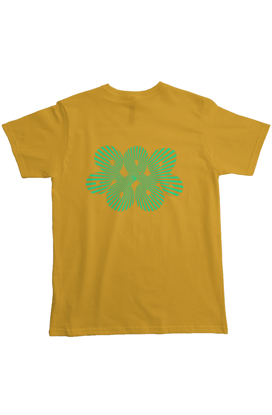 Organic Heavyweight Short Sleeve Pocket T-Shirt - Sun Eye Infinity Loop
