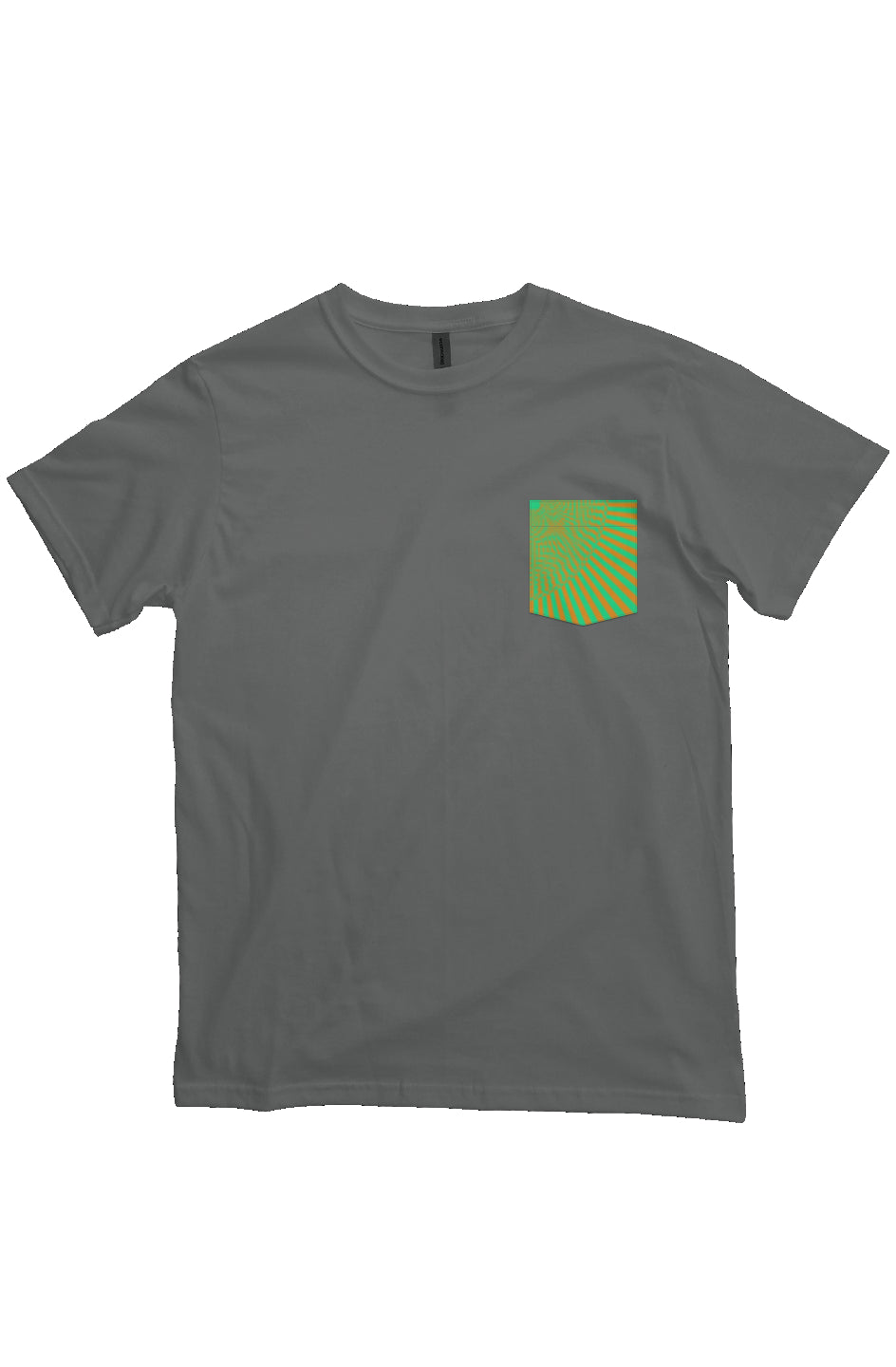 Organic Heavyweight Short Sleeve Pocket T-Shirt - Sun Eye Infinity Loop