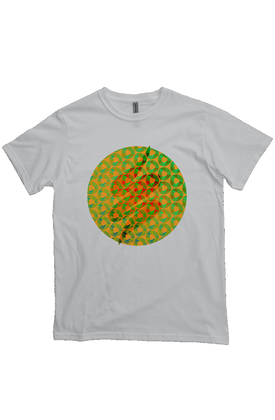 Organic Unisex Crewneck T-shirt - Donut Squeeze Swoop Circle
