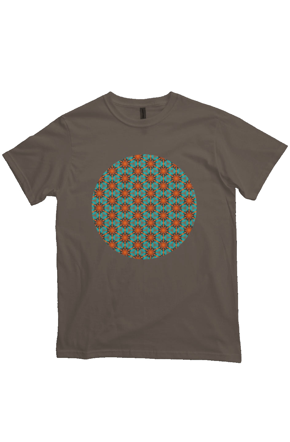 Organic Unisex Crewneck T-shirt - Red Hummingbird Circle