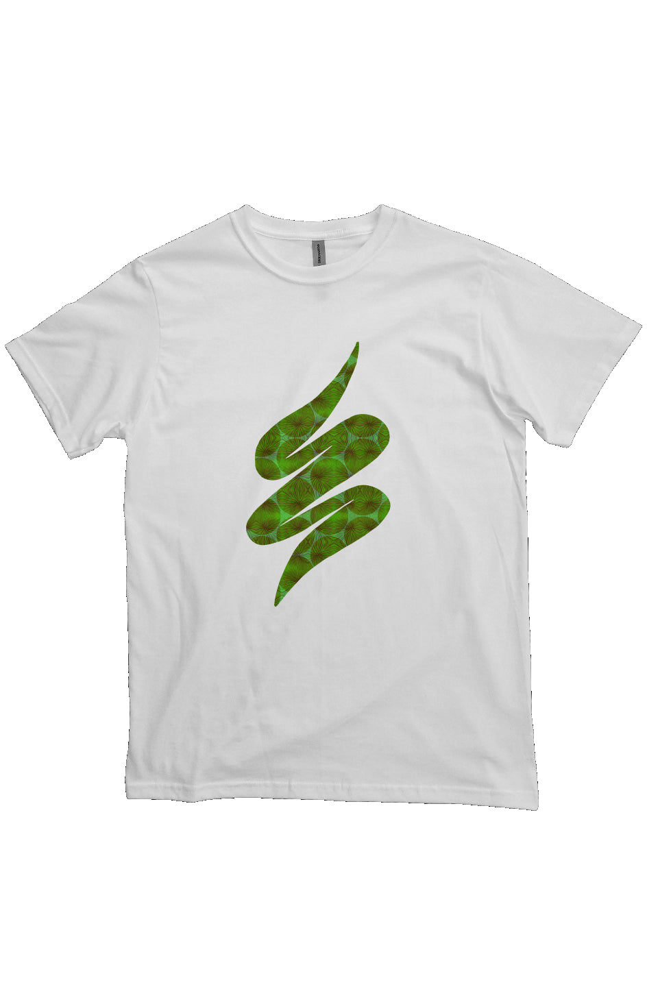 Organic Unisex Crewneck T-shirt - Agave Swoop