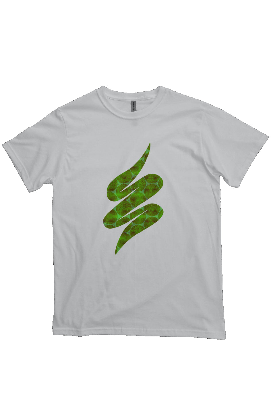 Organic Unisex Crewneck T-shirt - Agave Swoop