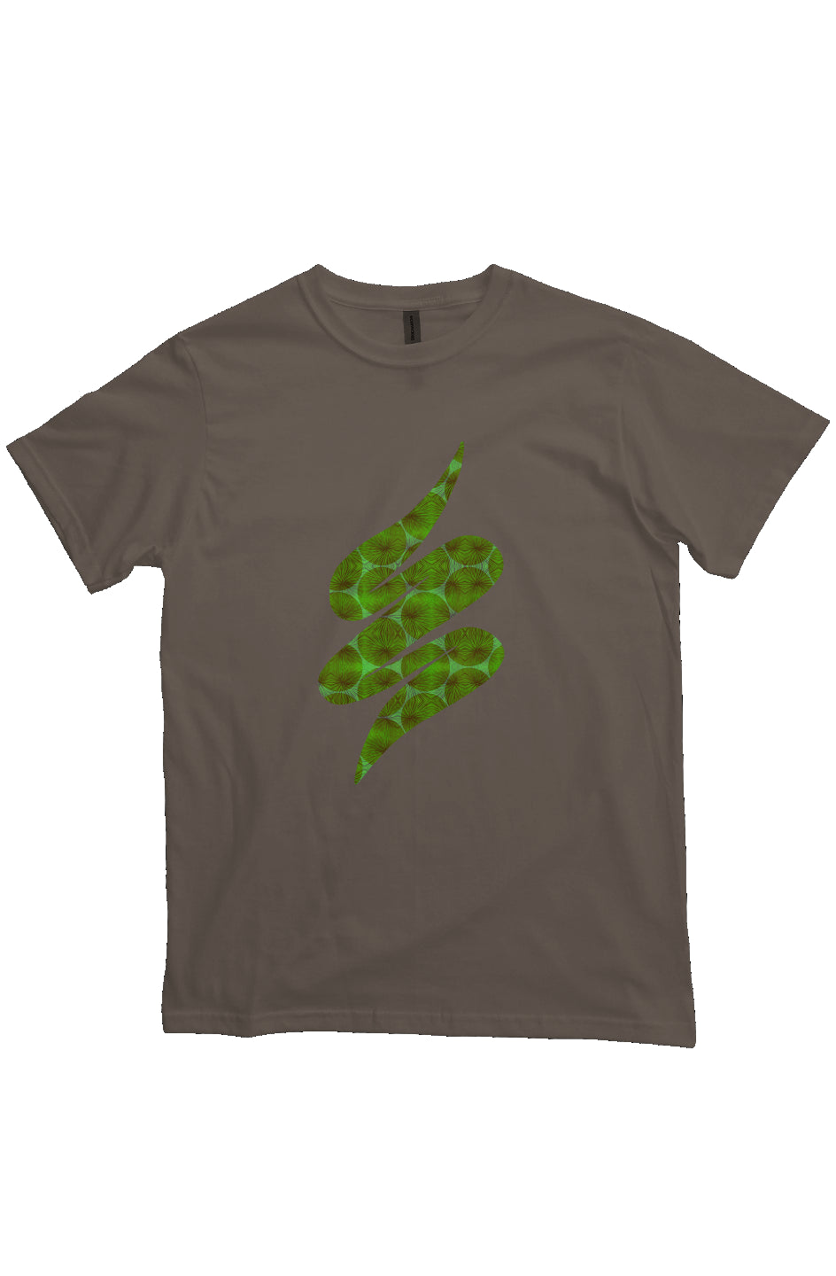 Organic Unisex Crewneck T-shirt - Agave Swoop