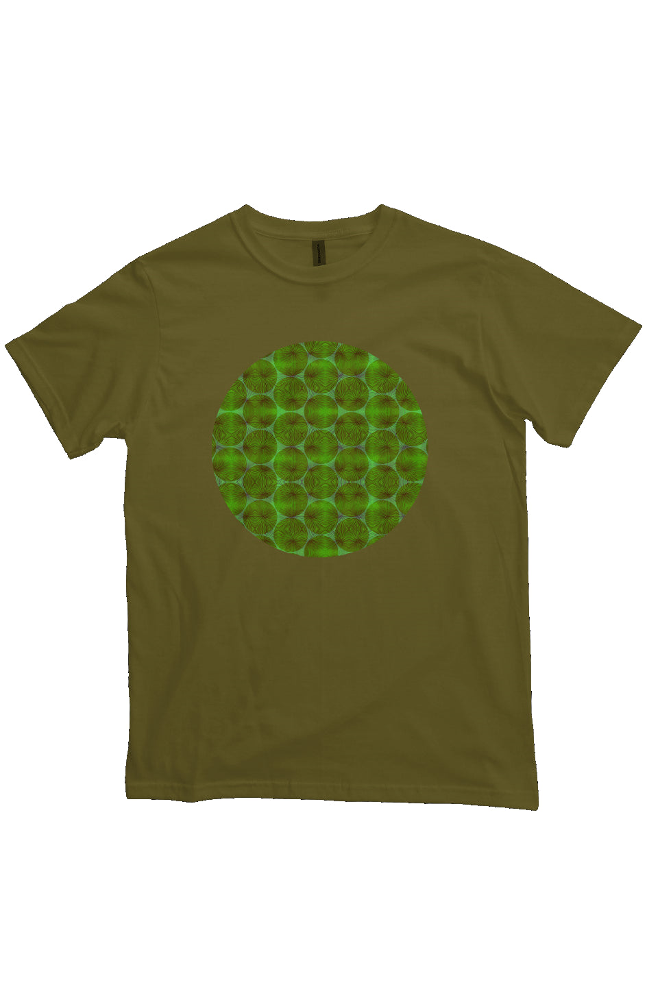 Organic Unisex Crewneck T-shirt - Agave Circle