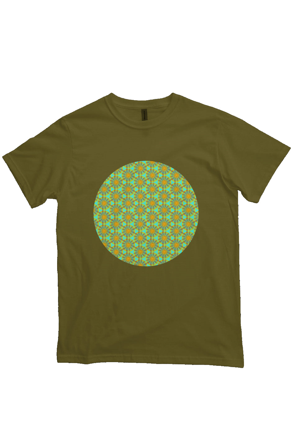 Organic Unisex Crewneck T-shirt - Iyasare Leaf Circle