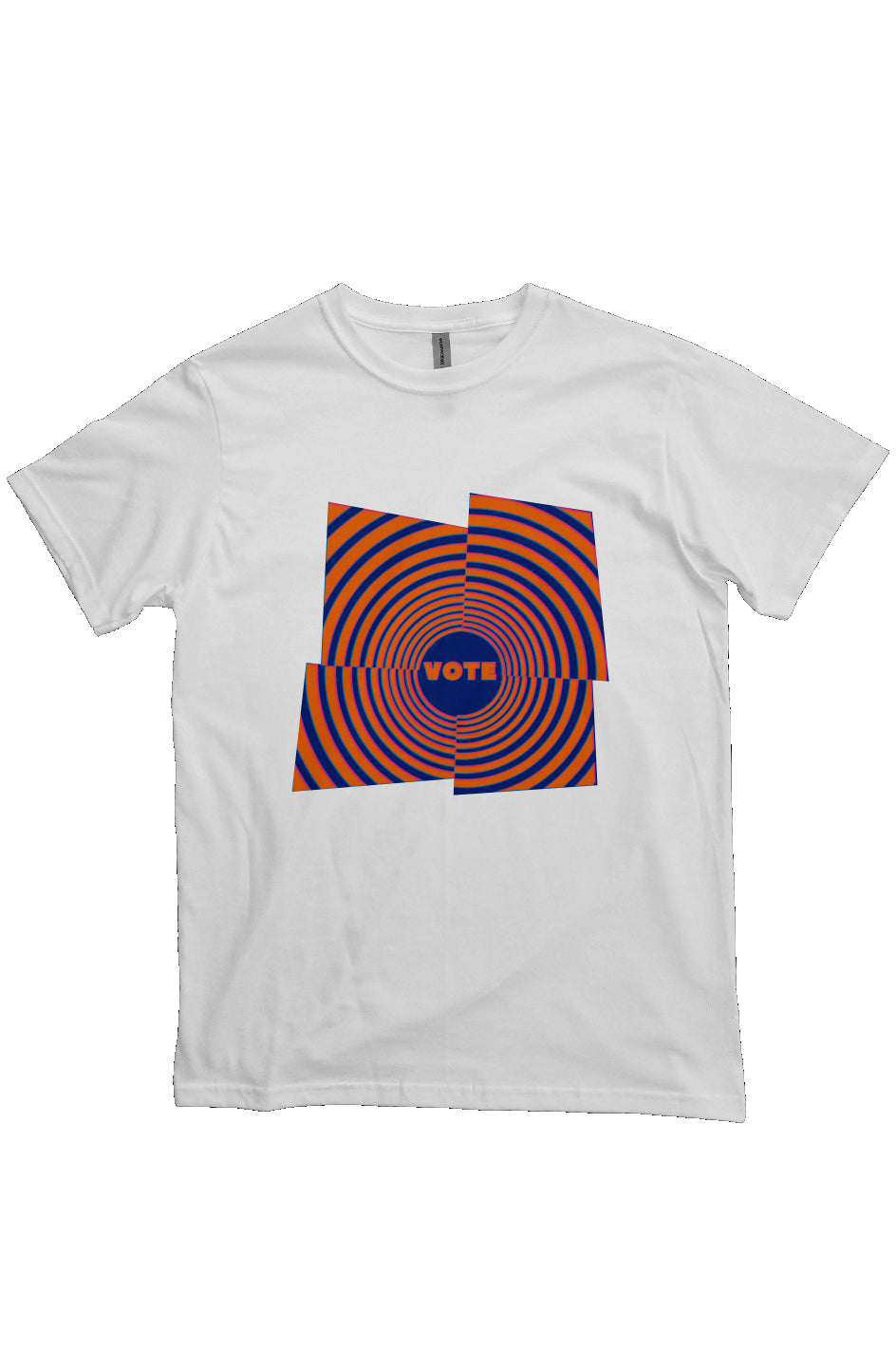Organic Unisex Crewneck T-shirt - Psychedelic Peace Pop