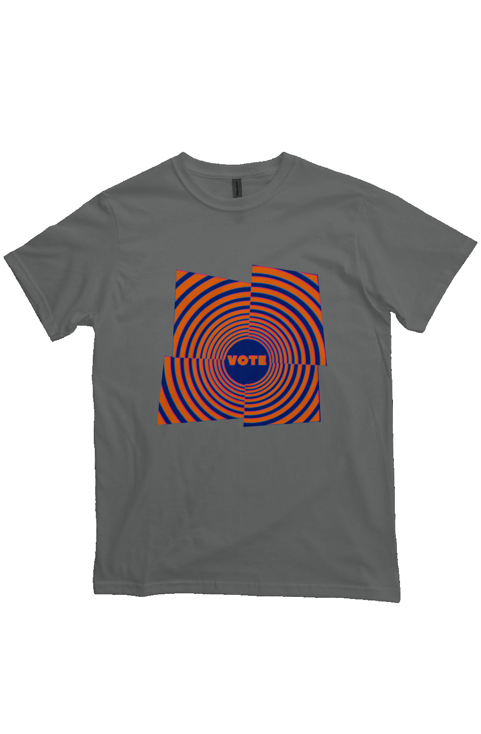 Organic Unisex Crewneck T-shirt - Psychedelic Peace Pop