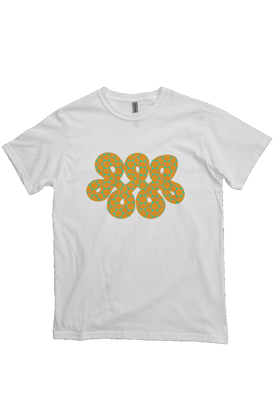 Organic Unisex Crewneck T-shirt - Lemon Bubble Infinity Loop
