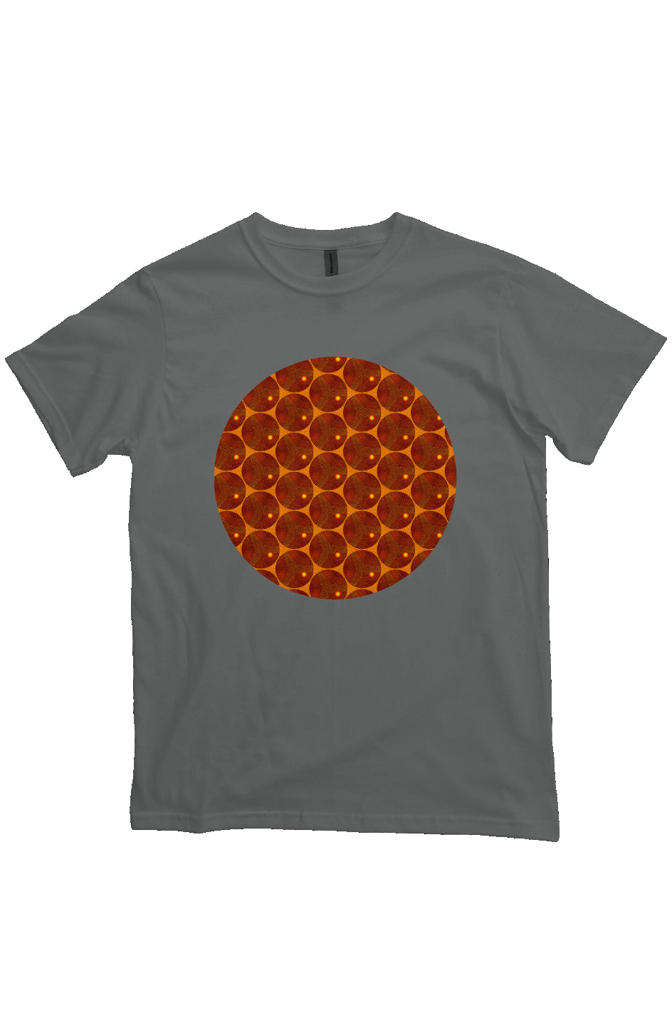 Organic Unisex Crewneck T-shirt - Many Eyes Lantern Circle