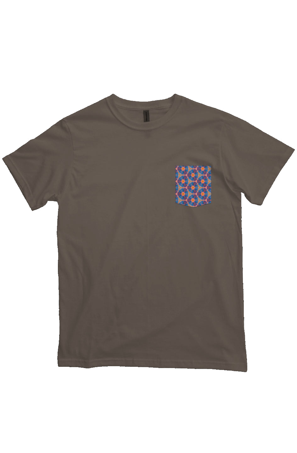 Organic Unisex Crewneck T-shirt - Psychedelic Fuzzy Water Color