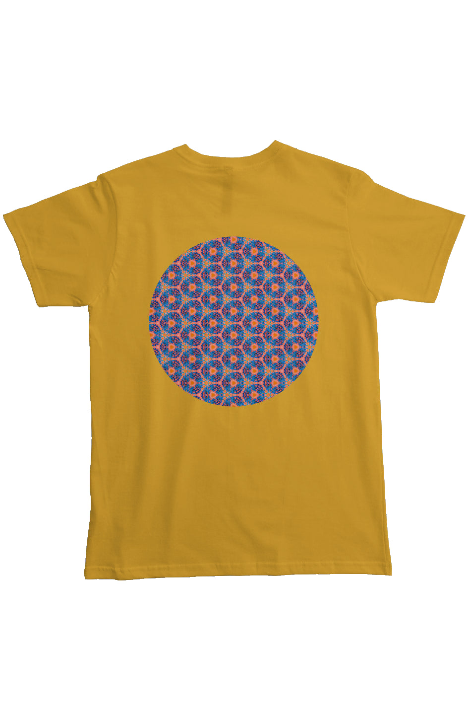 Organic Unisex Crewneck T-shirt - Psychedelic Fuzzy Water Color Circle