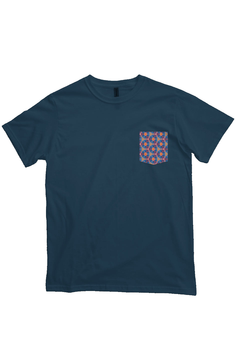 Organic Unisex Crewneck T-shirt - Psychedelic Fuzzy Water Color Circle