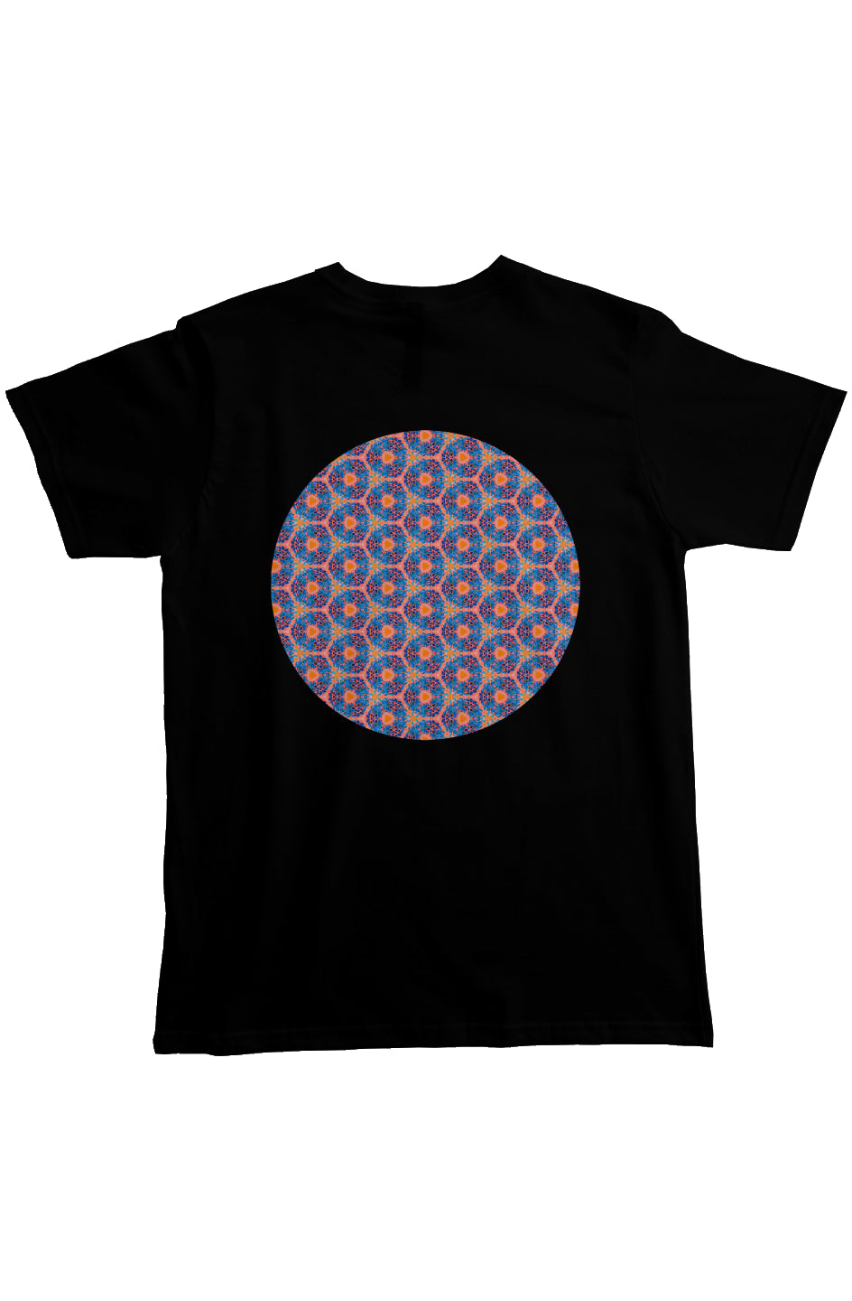Organic Unisex Crewneck T-shirt - Psychedelic Fuzzy Water Color Circle