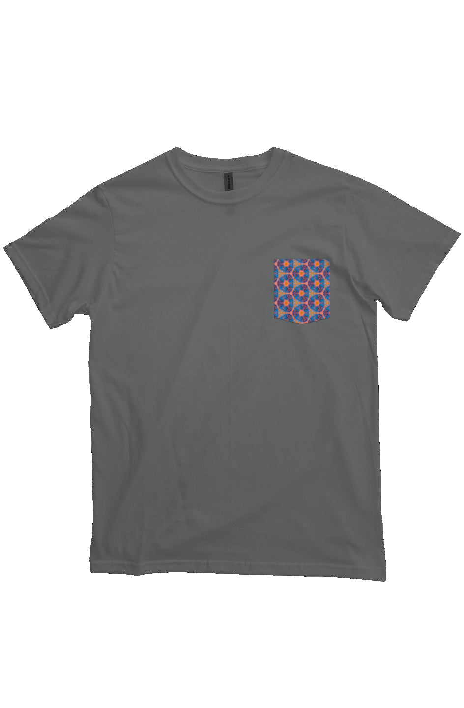 Organic Unisex Crewneck T-shirt - Psychedelic Fuzzy Water Color Circle