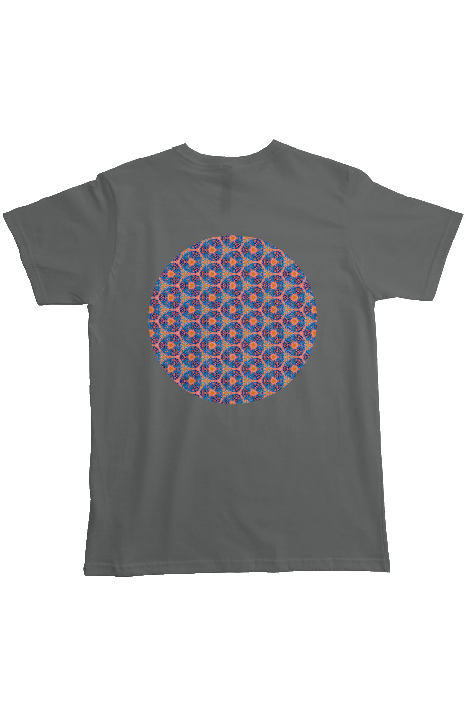 Organic Unisex Crewneck T-shirt - Psychedelic Fuzzy Water Color Circle