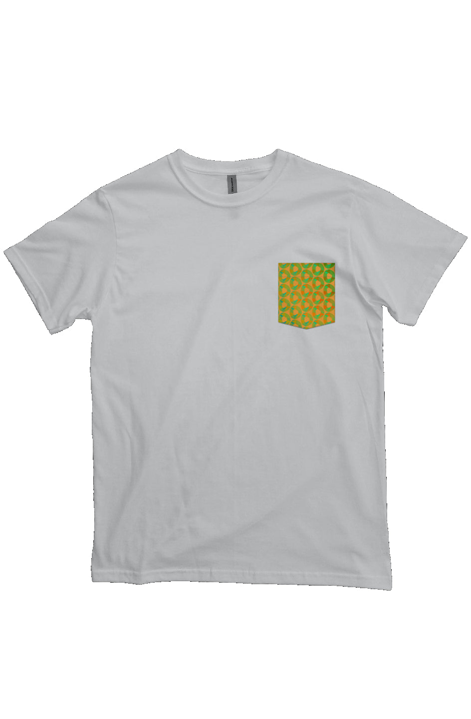 Organic Pocket T-Shirt - Psychedelic Donut Squeeze Infinity Loop