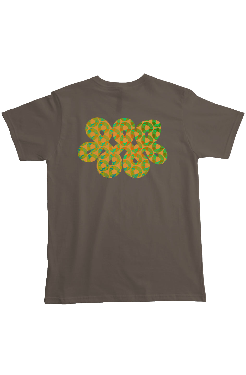 Organic Pocket T-Shirt - Psychedelic Donut Squeeze Infinity Loop