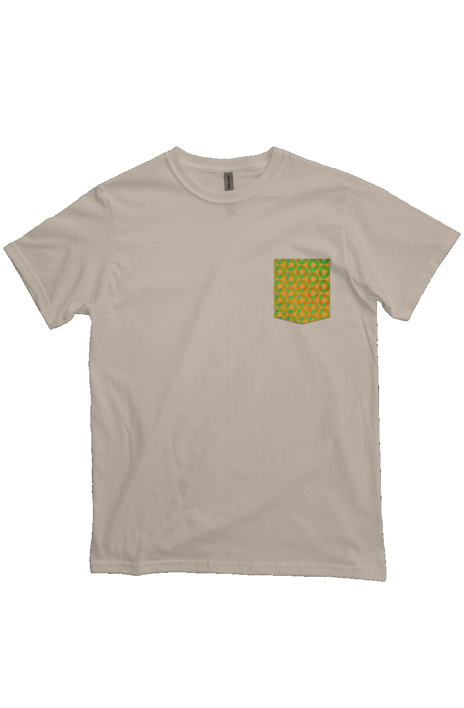 Organic Pocket T-Shirt - Psychedelic Donut Squeeze Infinity Loop