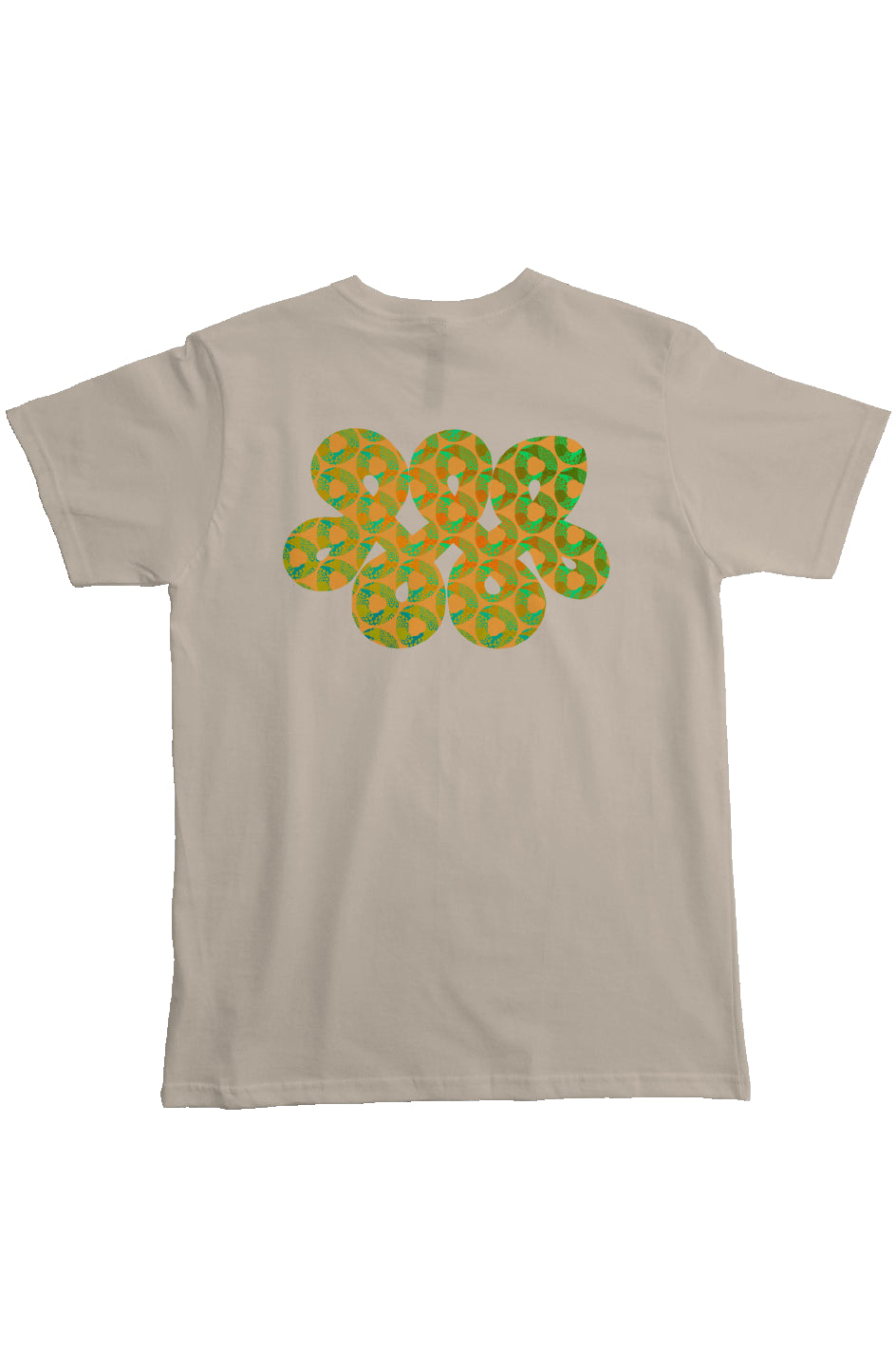 Organic Pocket T-Shirt - Psychedelic Donut Squeeze Infinity Loop