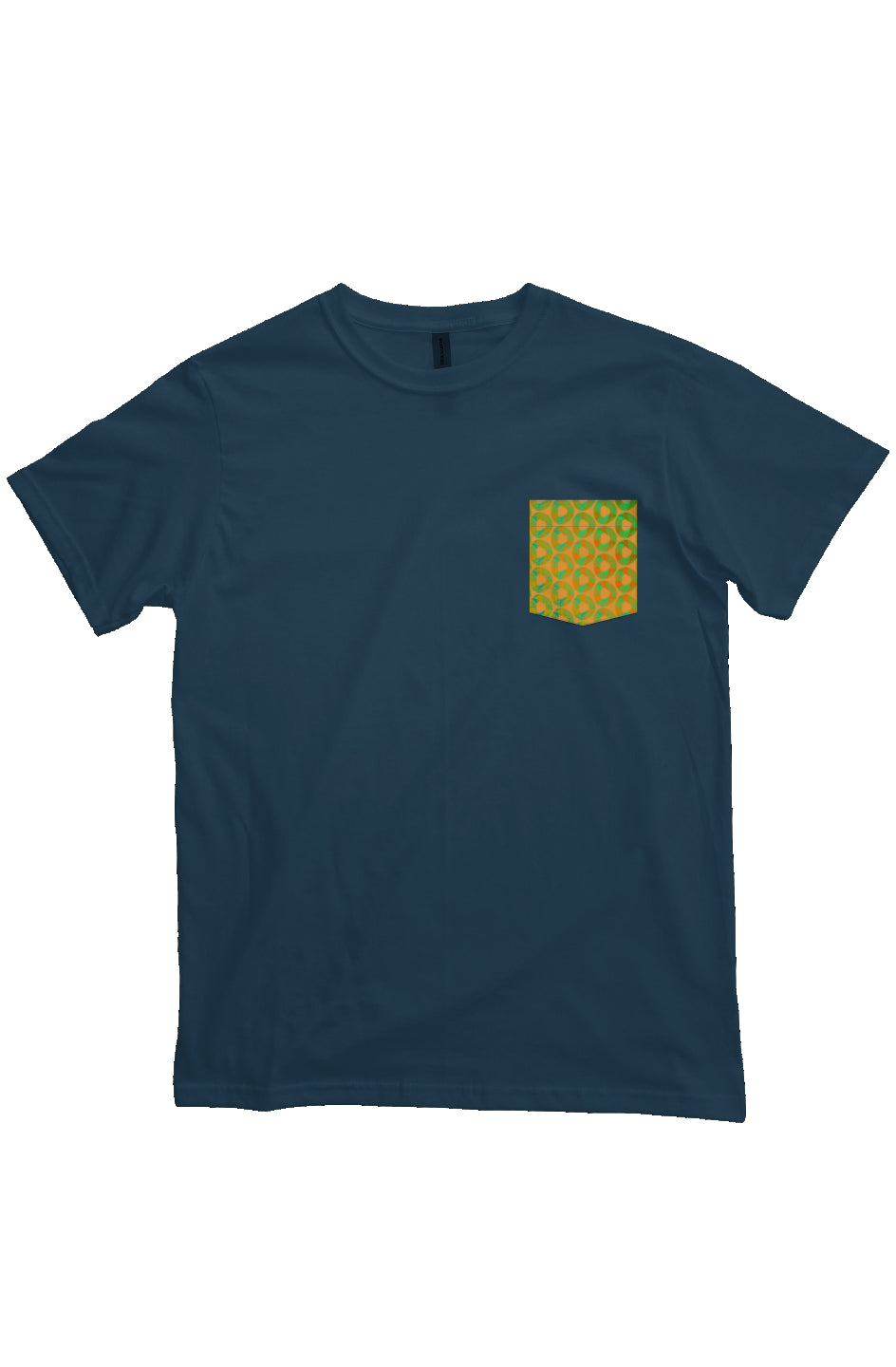 Organic Pocket T-Shirt - Psychedelic Donut Squeeze Infinity Loop