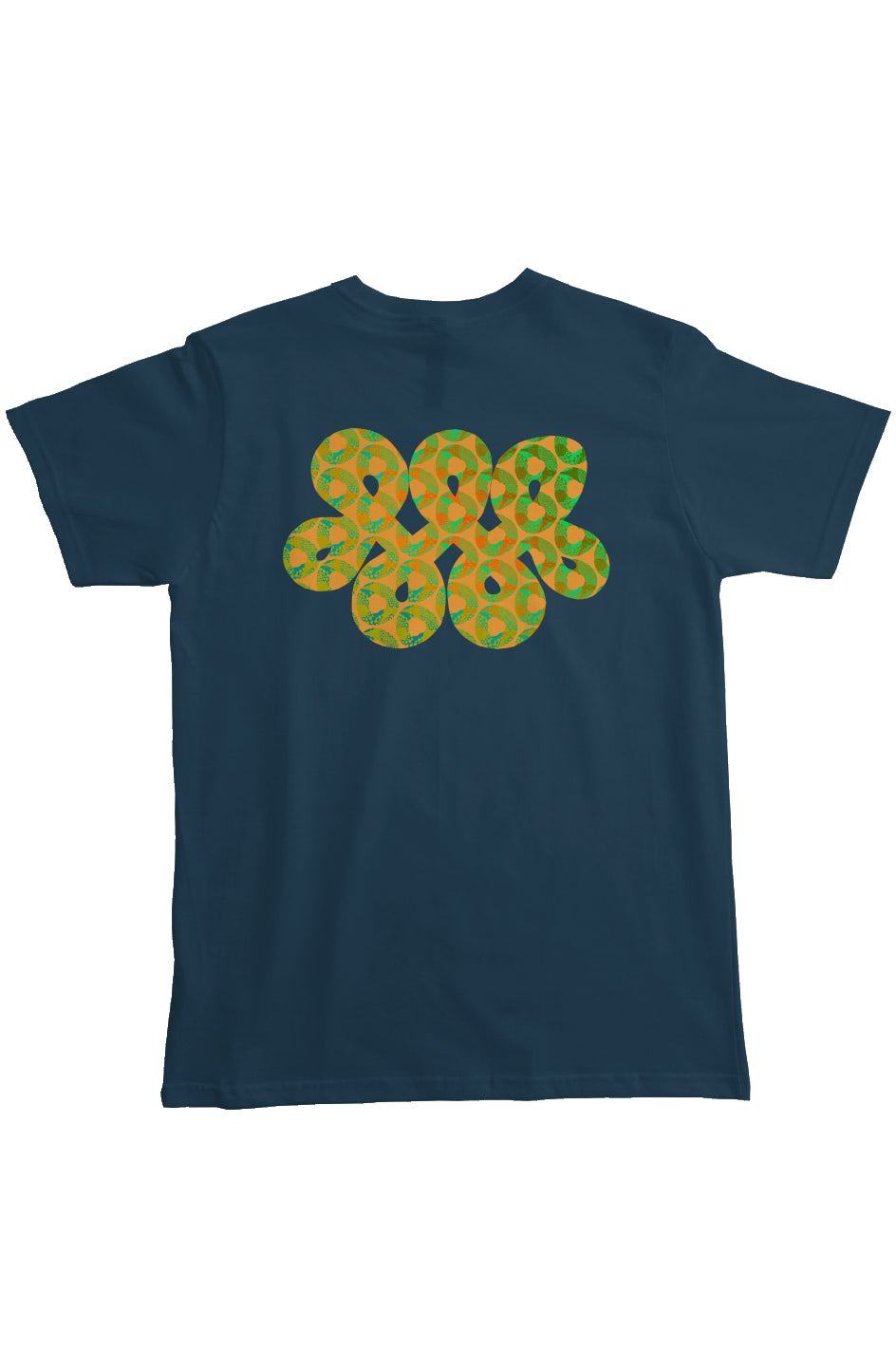 Organic Pocket T-Shirt - Psychedelic Donut Squeeze Infinity Loop