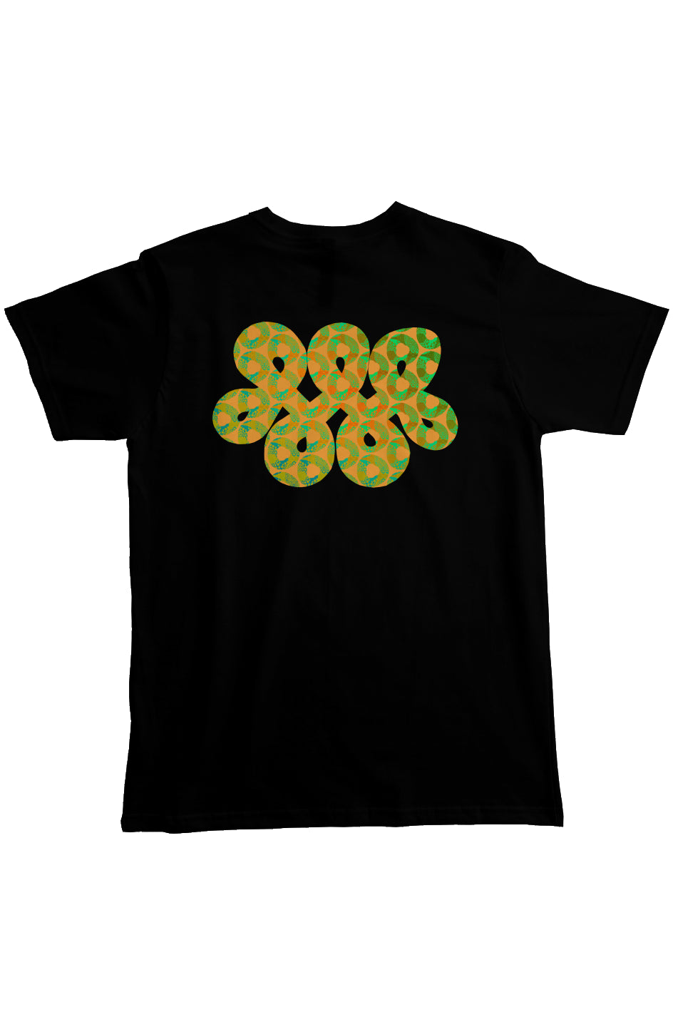 Organic Pocket T-Shirt - Psychedelic Donut Squeeze Infinity Loop