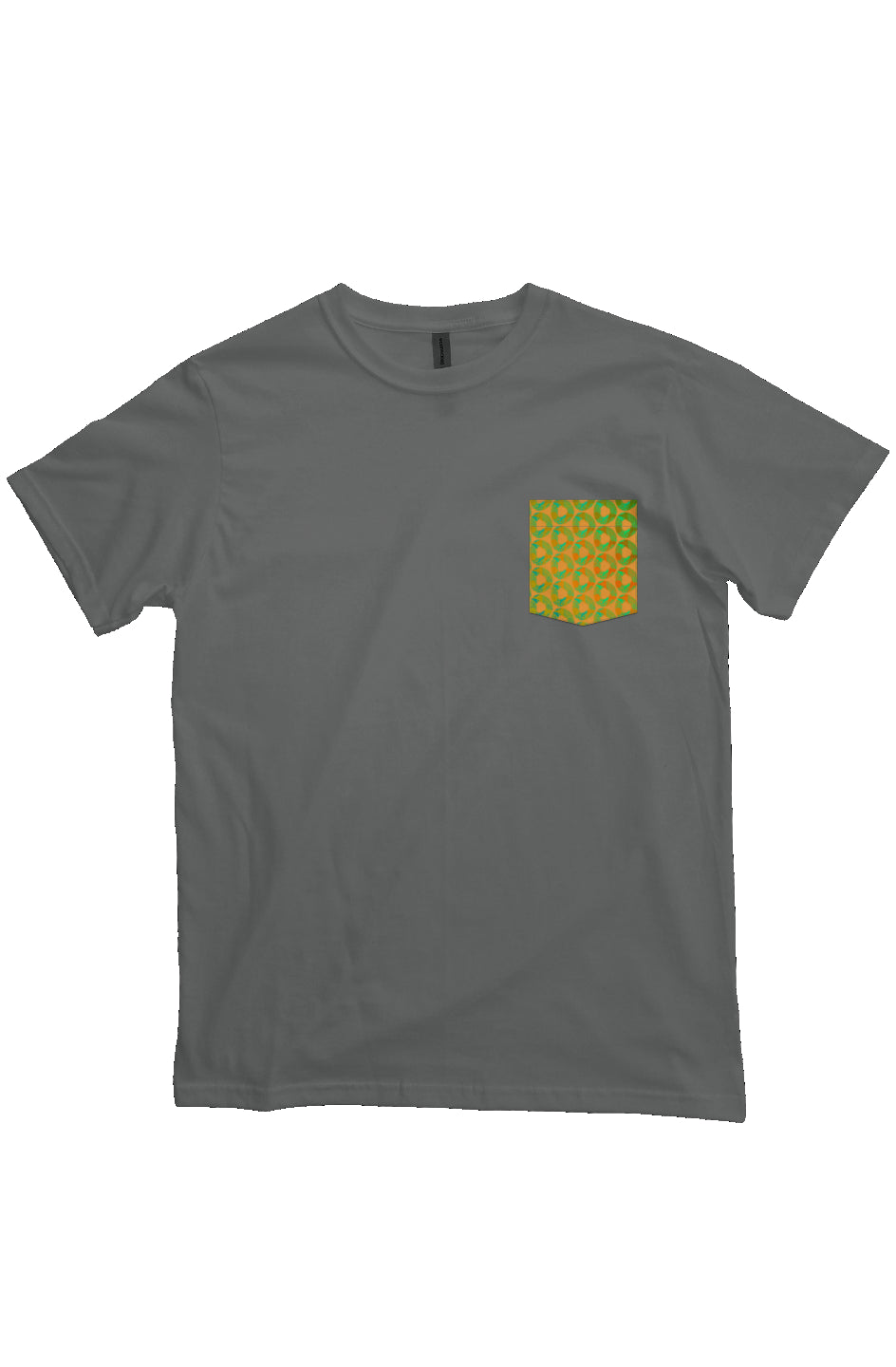 Organic Pocket T-Shirt - Psychedelic Donut Squeeze Infinity Loop