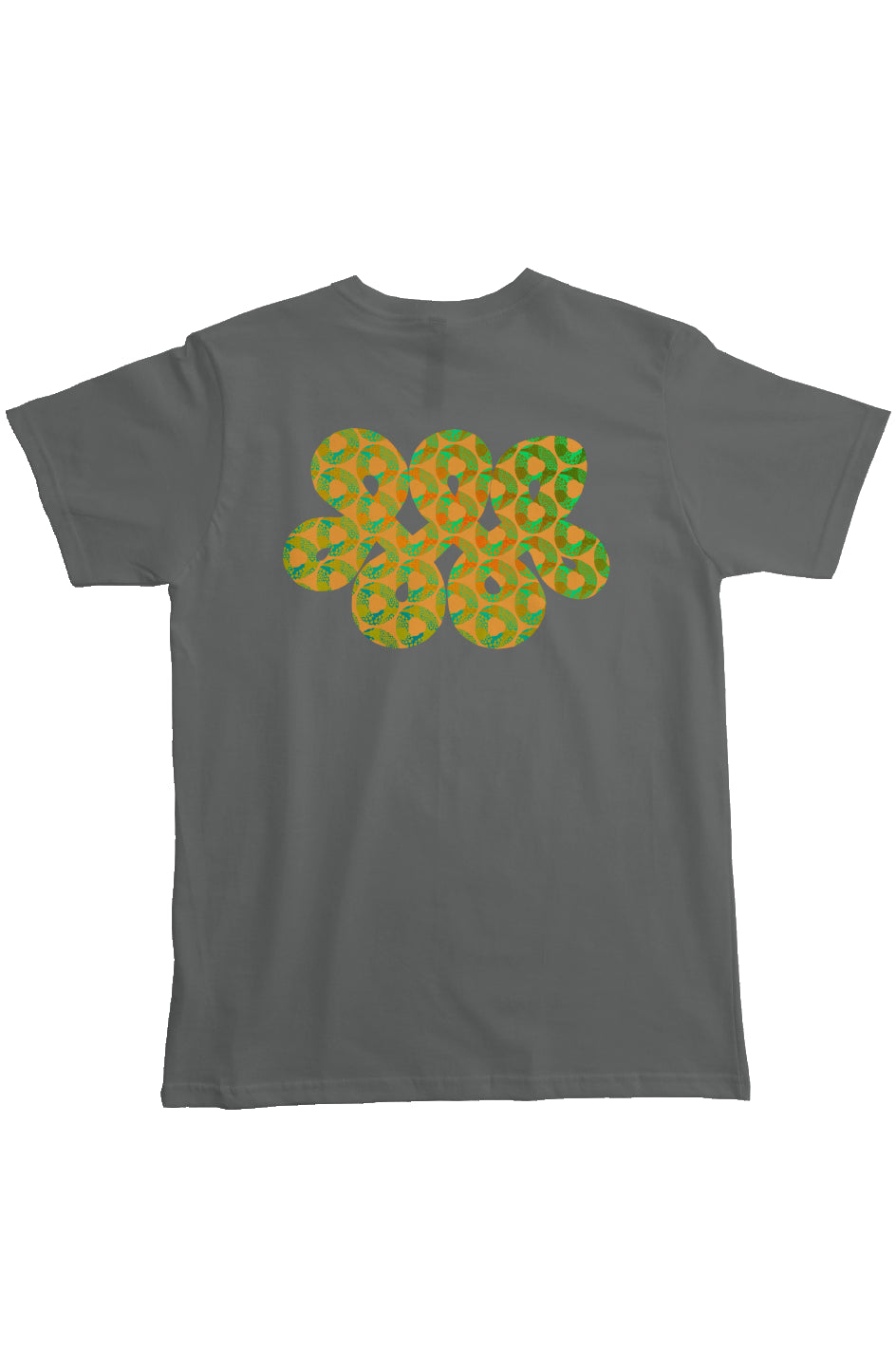 Organic Pocket T-Shirt - Psychedelic Donut Squeeze Infinity Loop