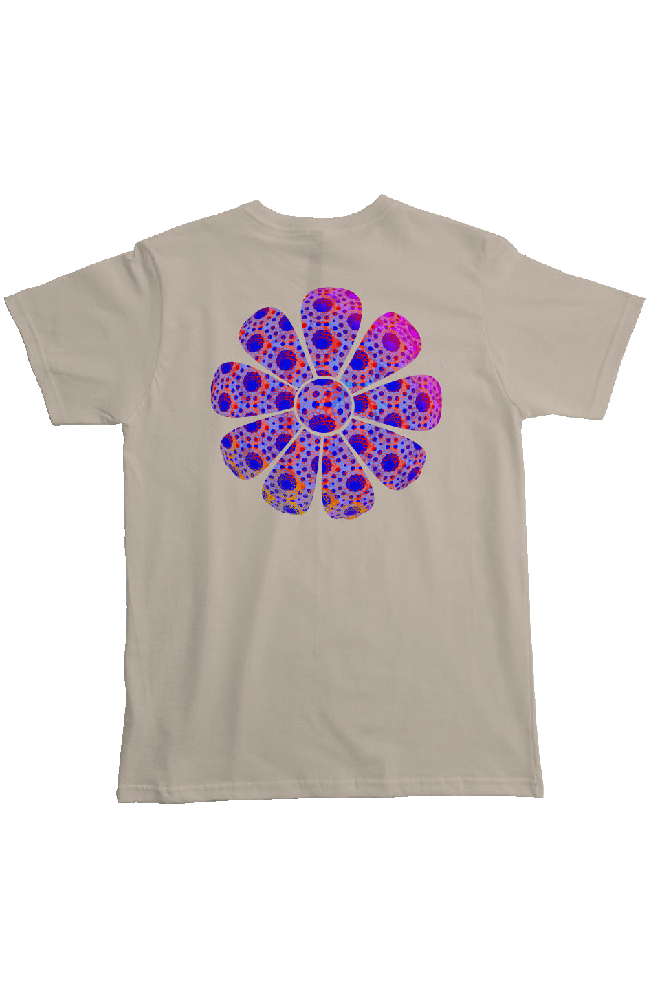 Organic Pocket T-Shirt - Double Down Donut Flower